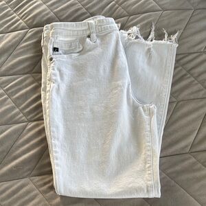 KanCan White Distressed Jeans